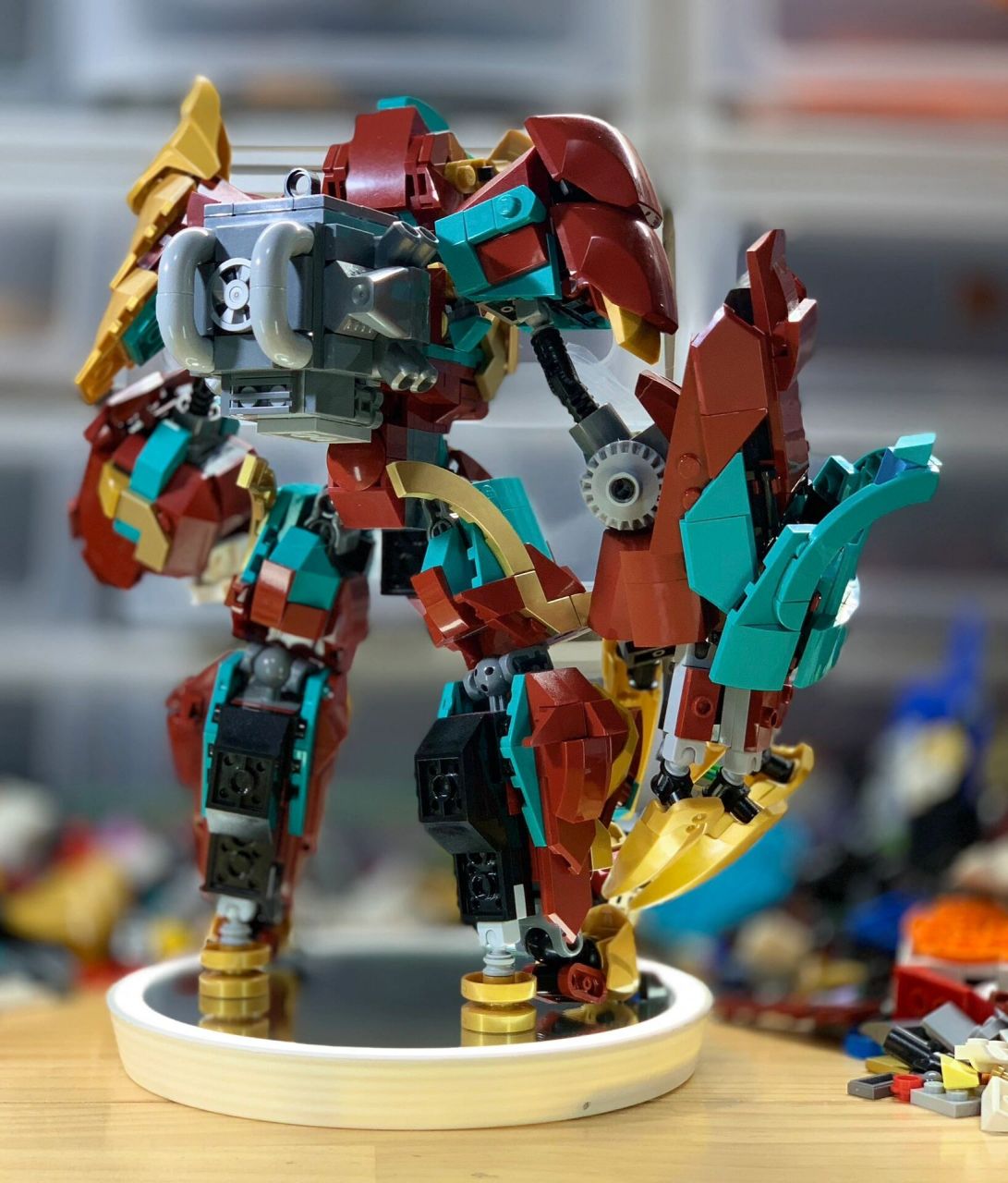 基于nnn骨架的强力乐高机甲 大家好,今天要为大家介绍——type-oni