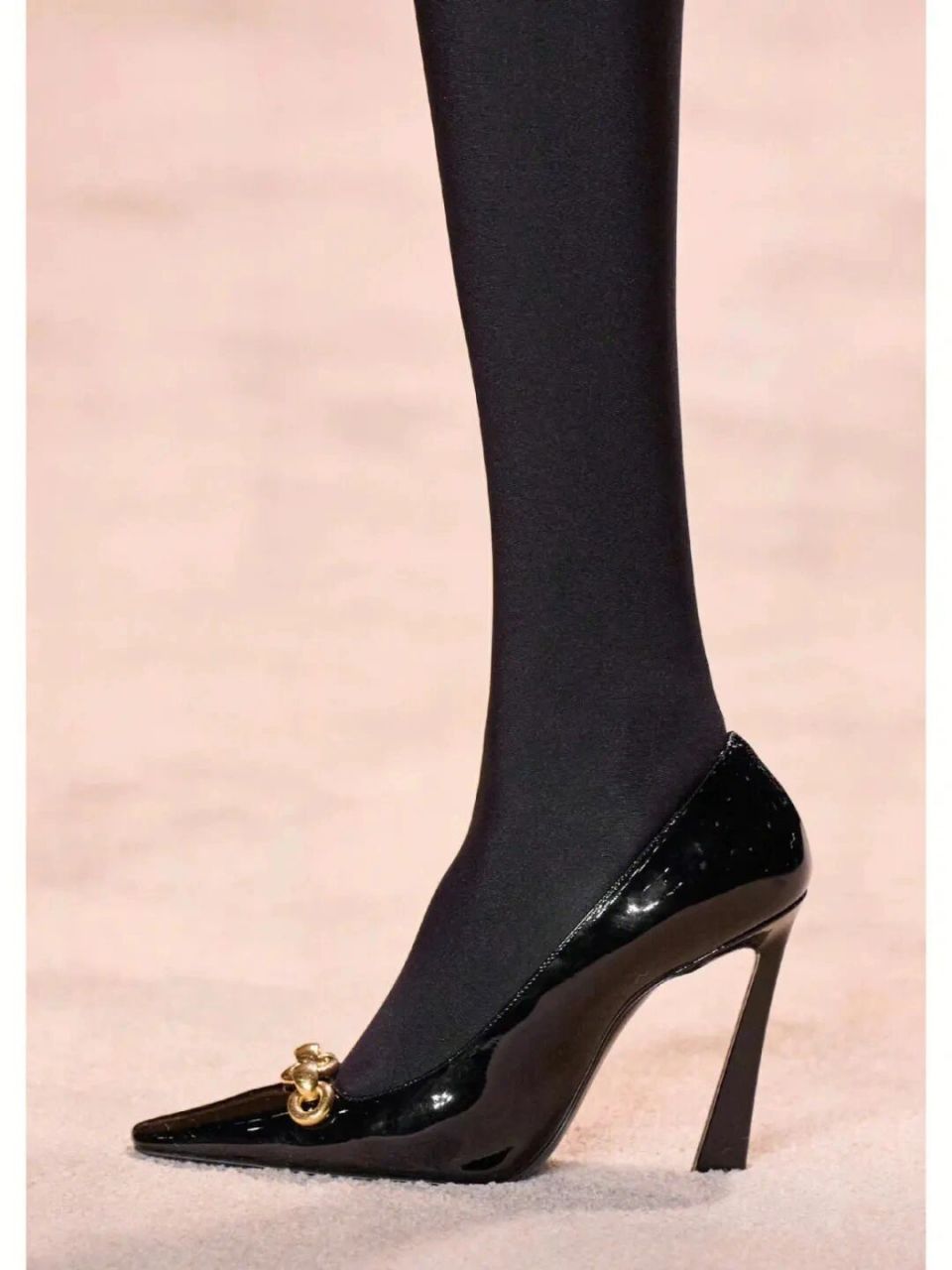 圣罗兰ysl秀款高跟鞋 36 绝美 漆皮 方尖头