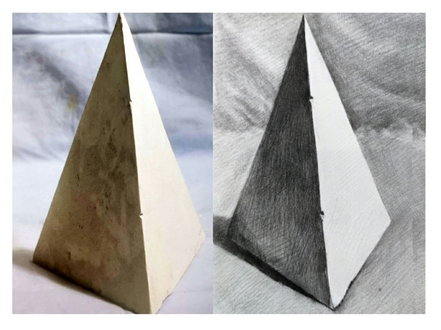 初学者素描【三棱锥】笔记 分享笔记719915