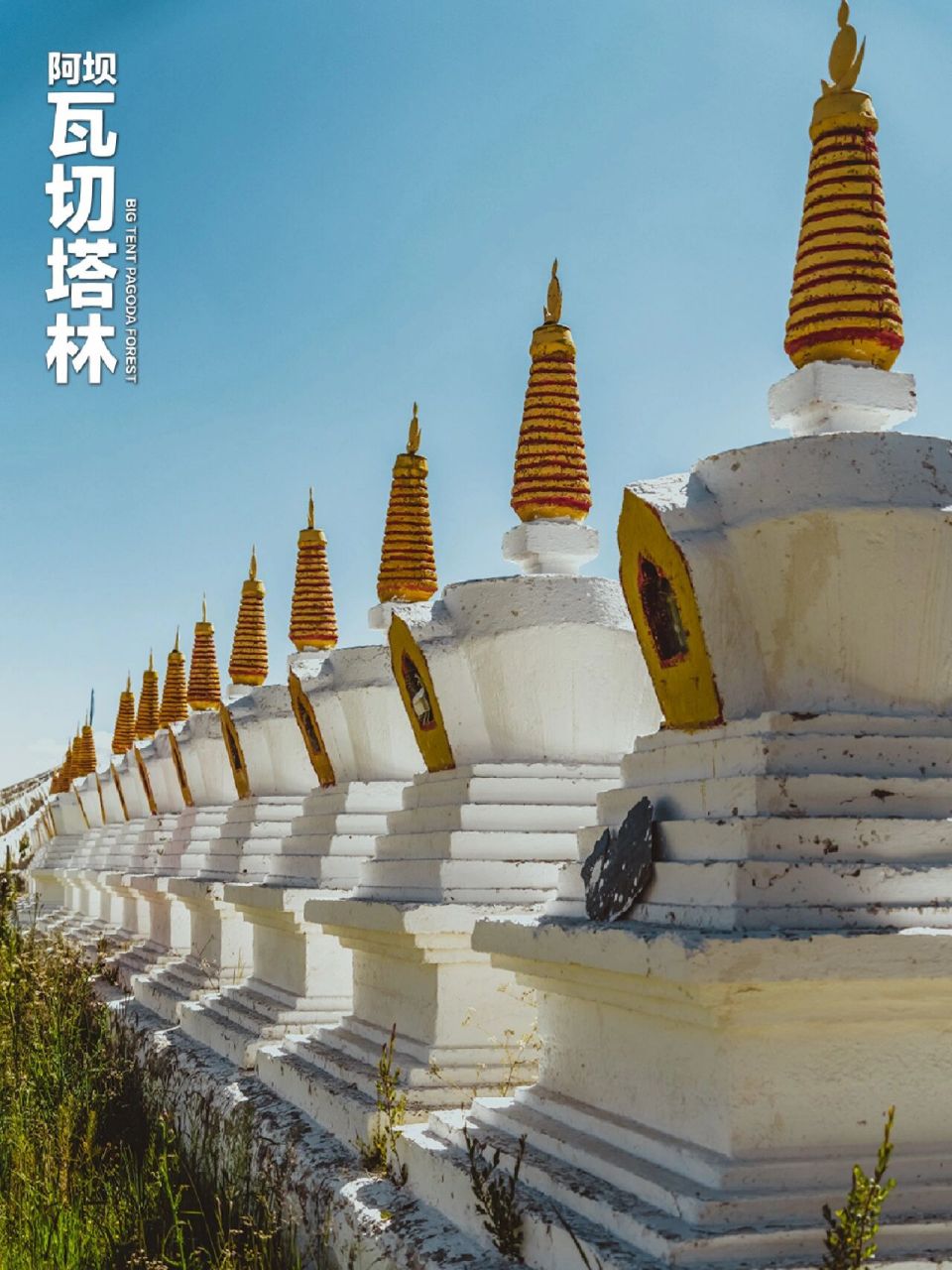 四川阿坝红原小众目的地|瓦切塔林  红原瓦切塔林,共有多少座塔,没有