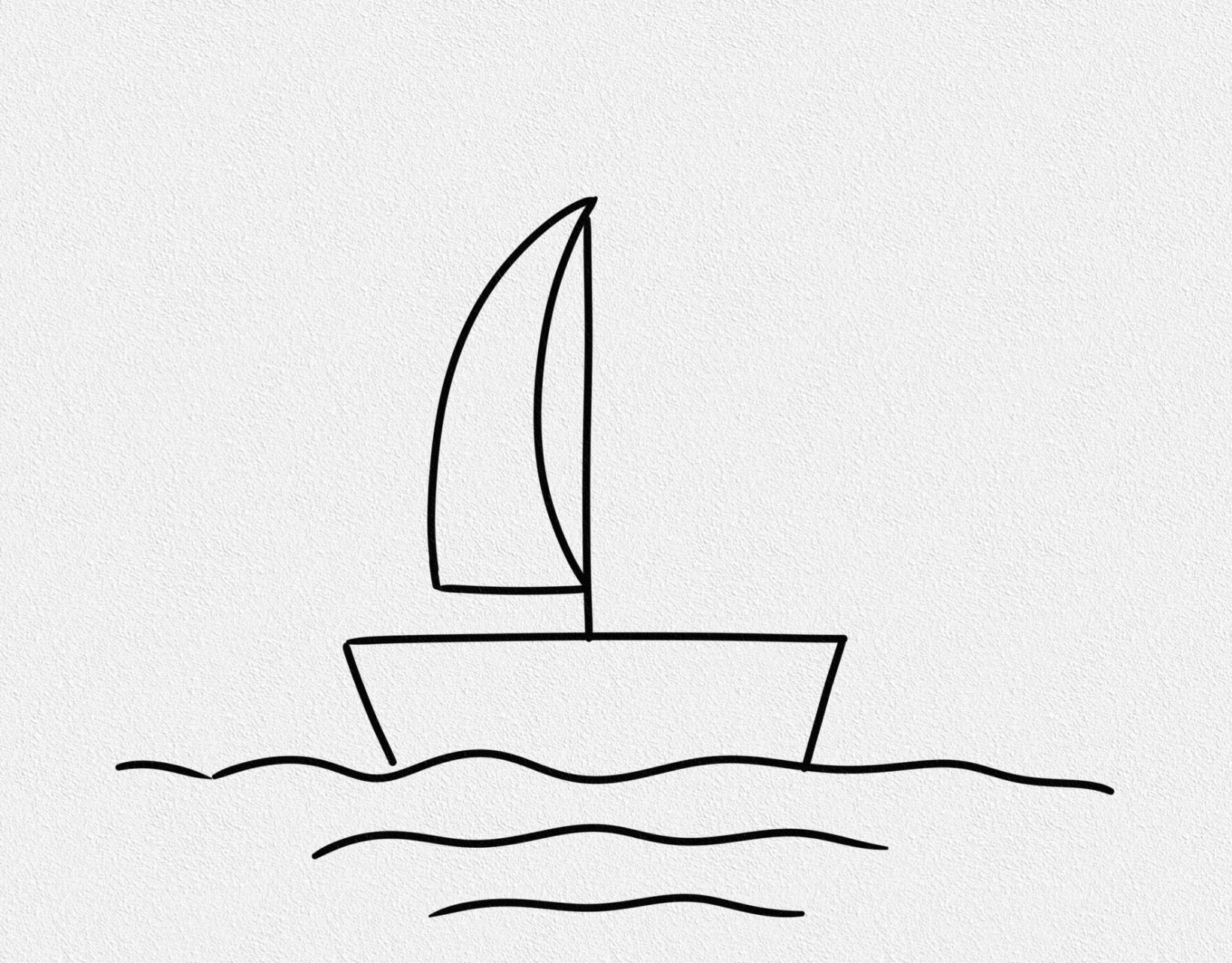 船怎么画 96 大家好,今天来教大家怎么画一只可爱的船哦!