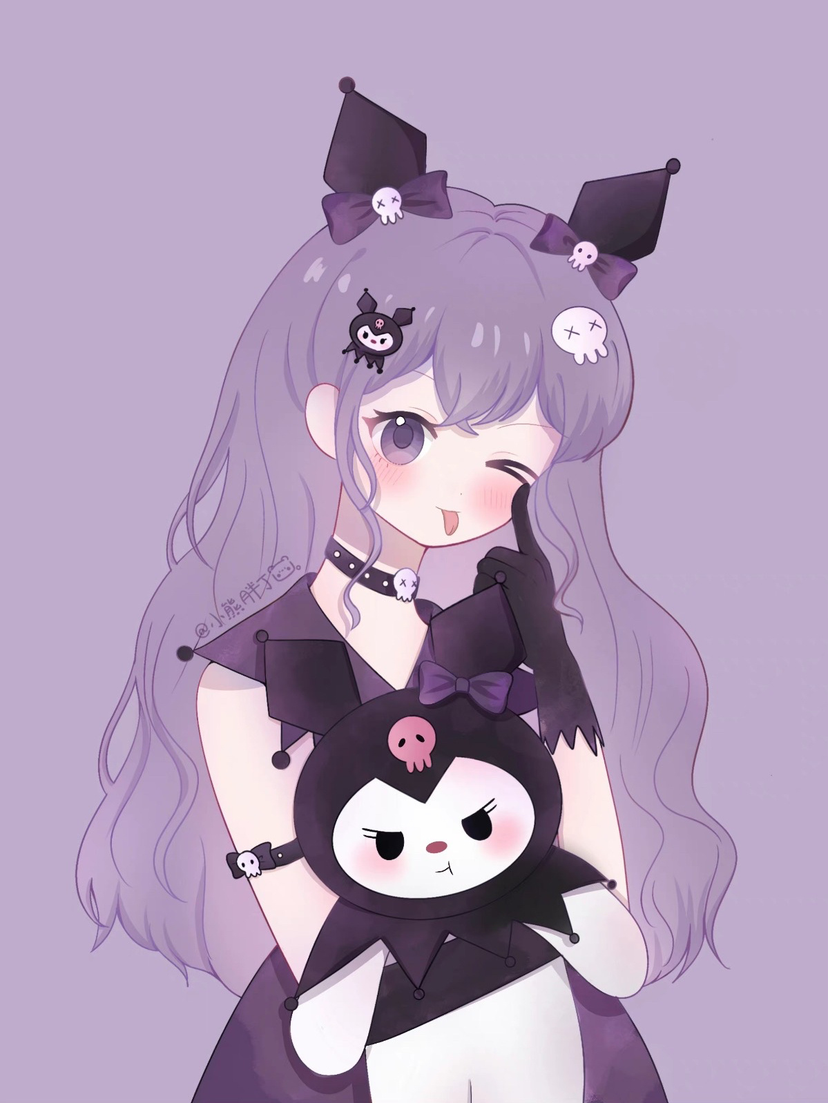 库洛米拟人漫画头像来了@小俏流水人家的动态