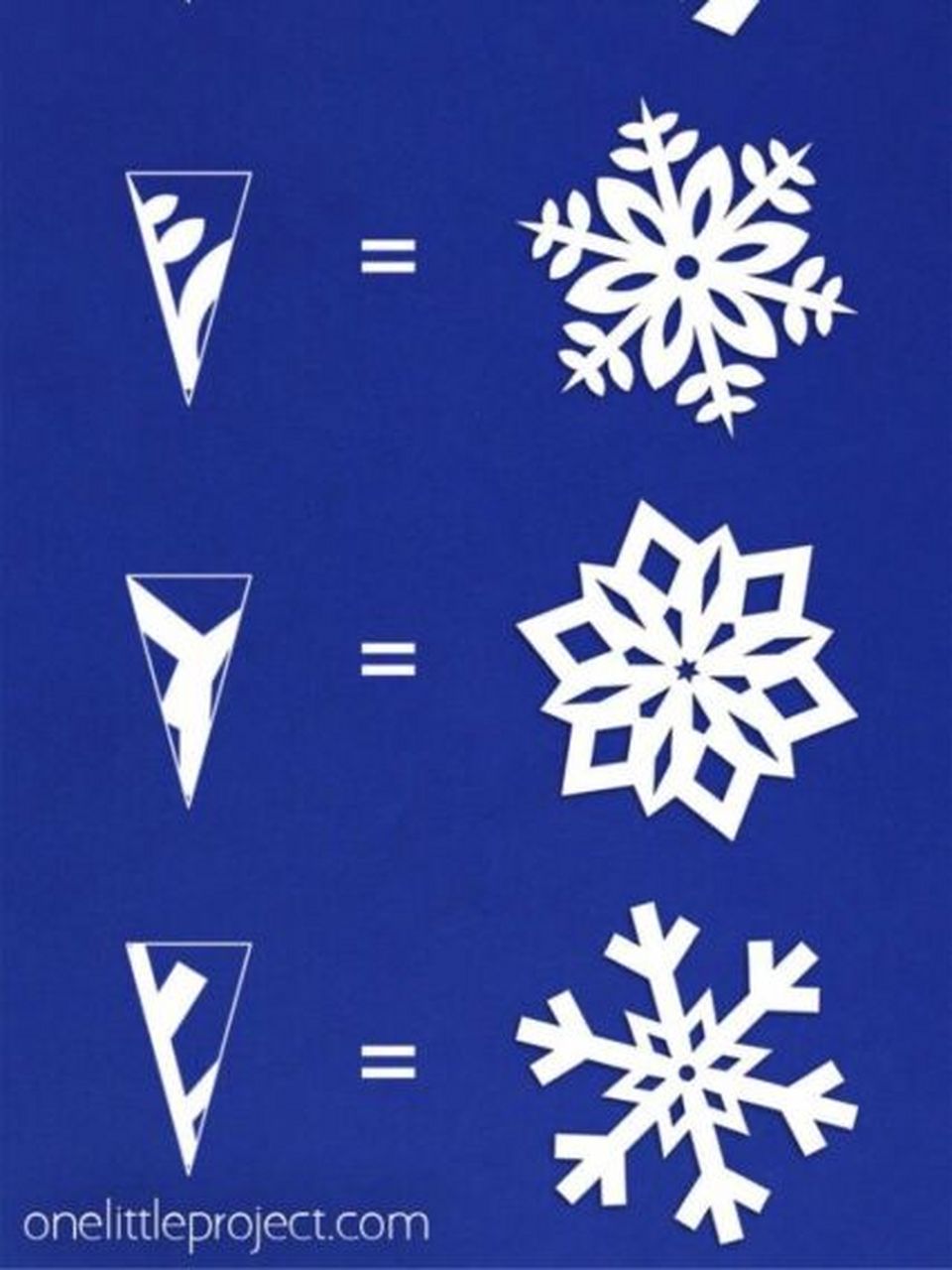 剪纸作品图纸(折叠方法图三可参考) 分享创意与灵感