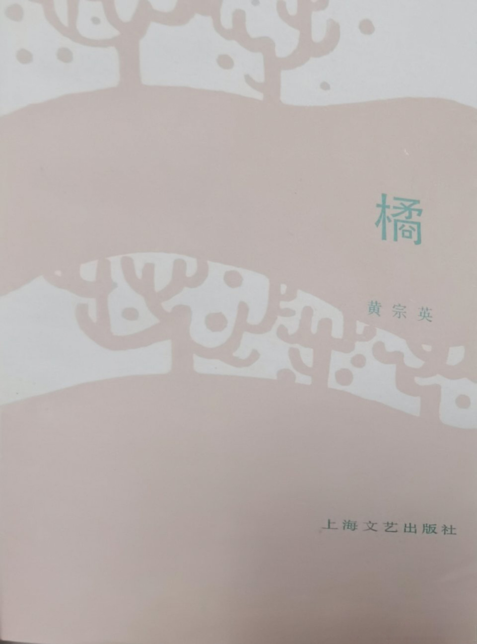 今天重读著名演员和作家黄宗英的散文集《橘》.