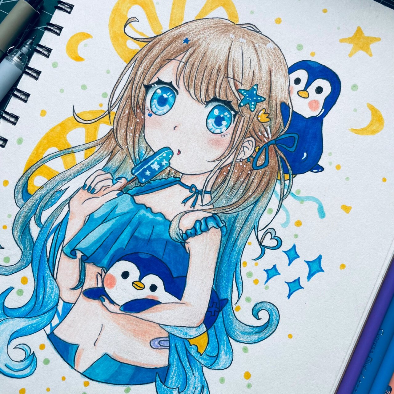 动漫人物半身 #动漫人物# #动漫手绘