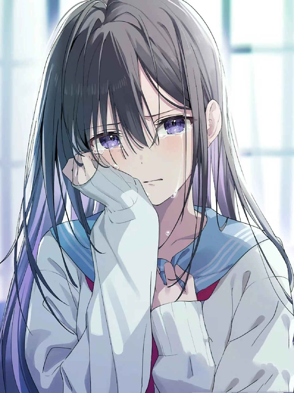 伤感女生动漫图片