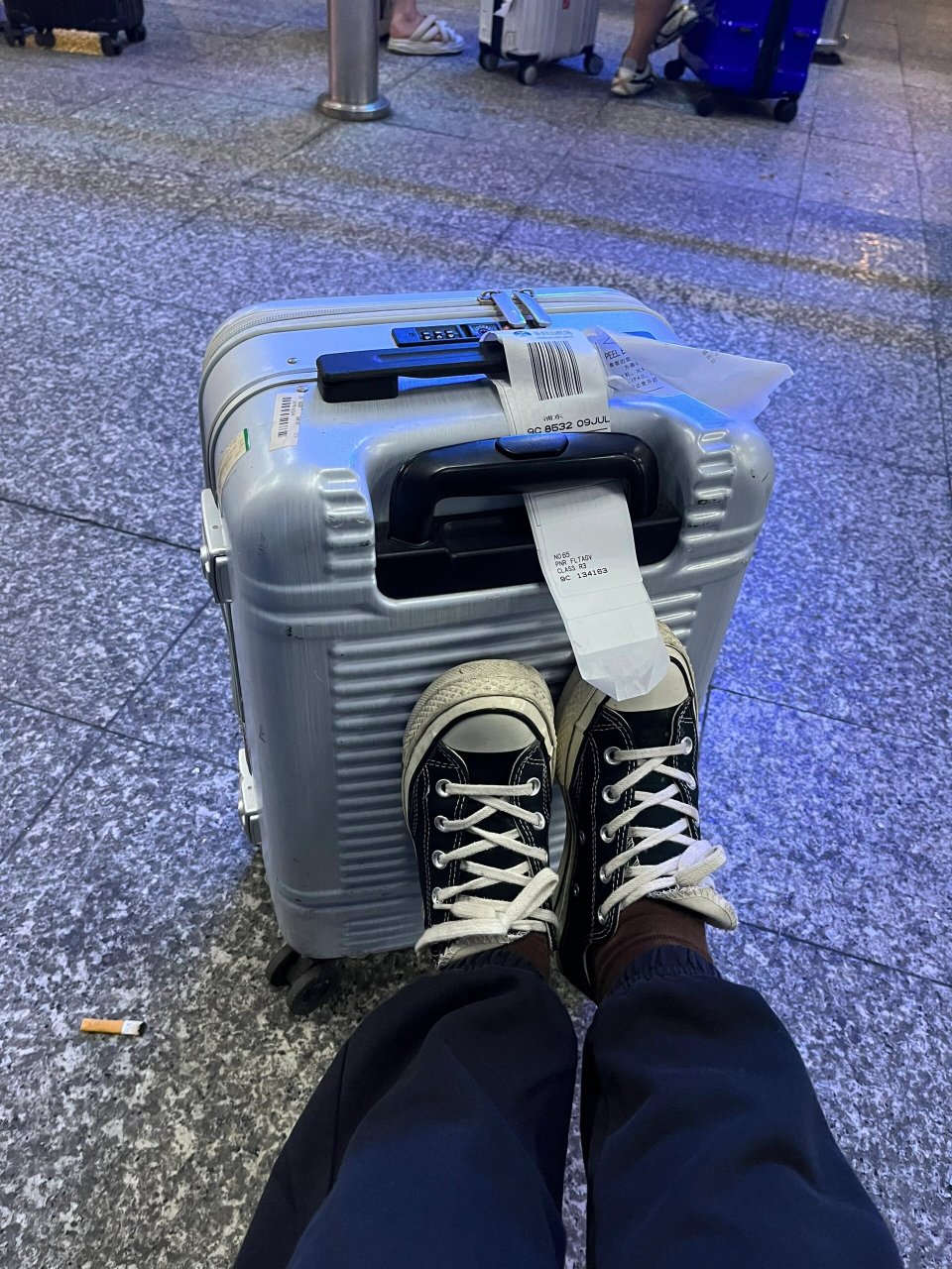 避雷春秋航空7615托运行李额是个坑 本人的行李箱,就是个超级mini