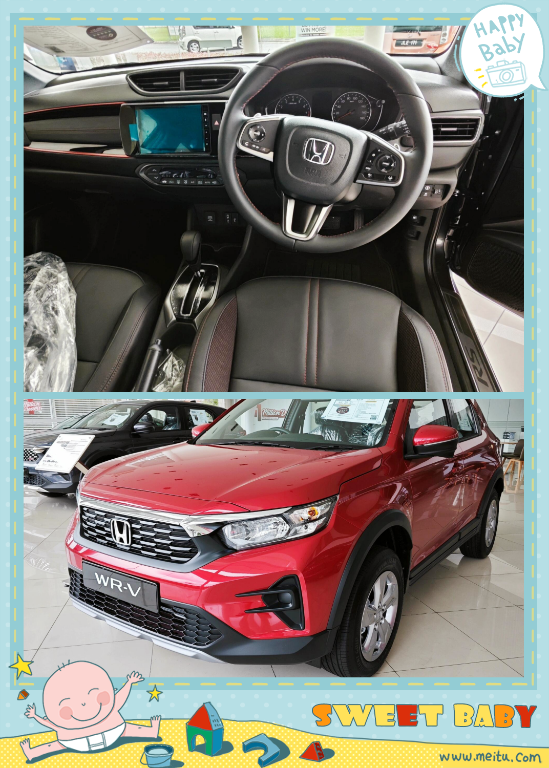 国庆假期到处游玩,我来到了 honda 展厅,看到了这台超酷的小型 suv!