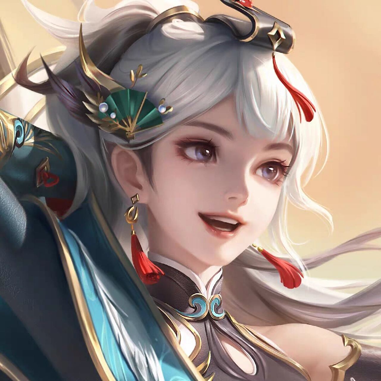 右滑换装97云缨鹤归松栖头像 #王者荣耀# #云缨# #头像# #ai绘画