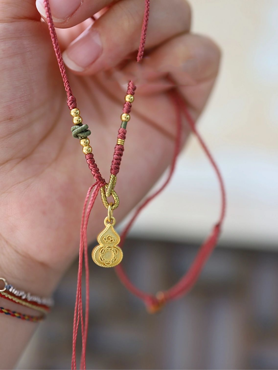 有好多薯宝宝咨询搭配黄金吊坠的项链绳 马上安排 这款可以回去自己挂