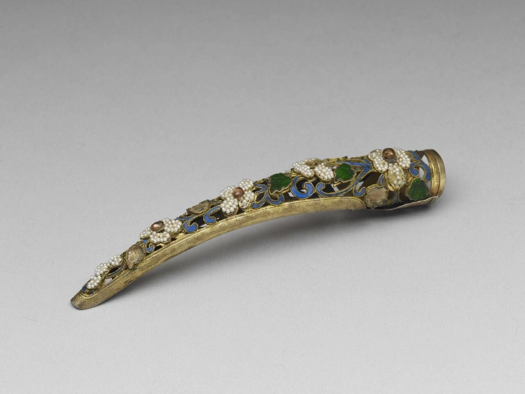 这才是属于中国的非遗珠宝95 故宫出品 护指套又称护甲套 据说慈禧