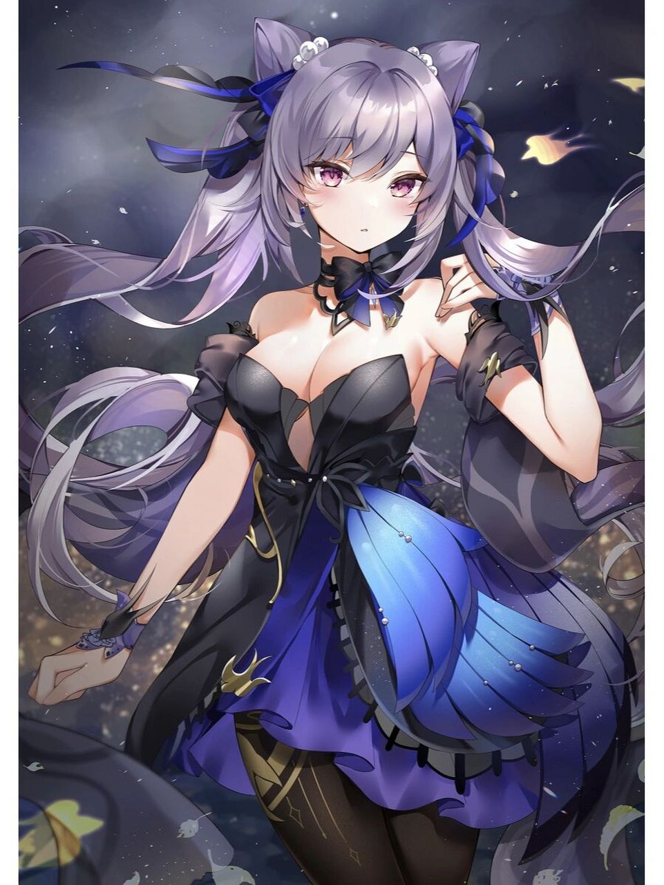 二次元美图|《原神》刻晴 获取原图请私信～侵删