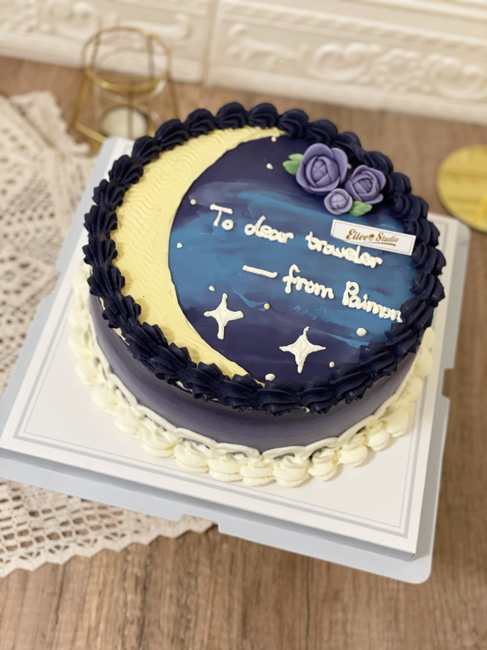 原神主题蛋糕"贵重物品" 客户的来图定制,送给女儿的"贵重物品"