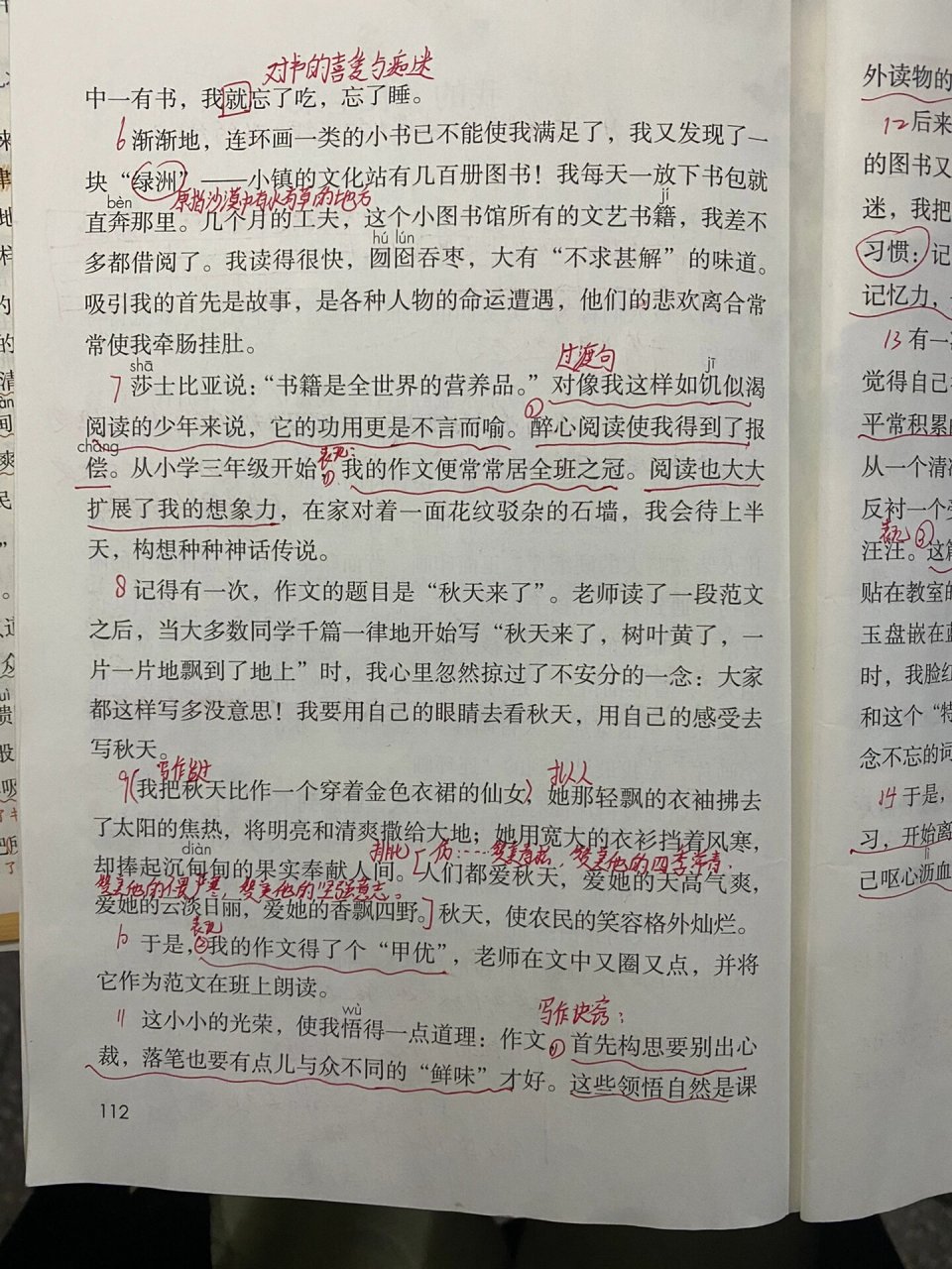 五上第27课《我的长生果》语文笔记