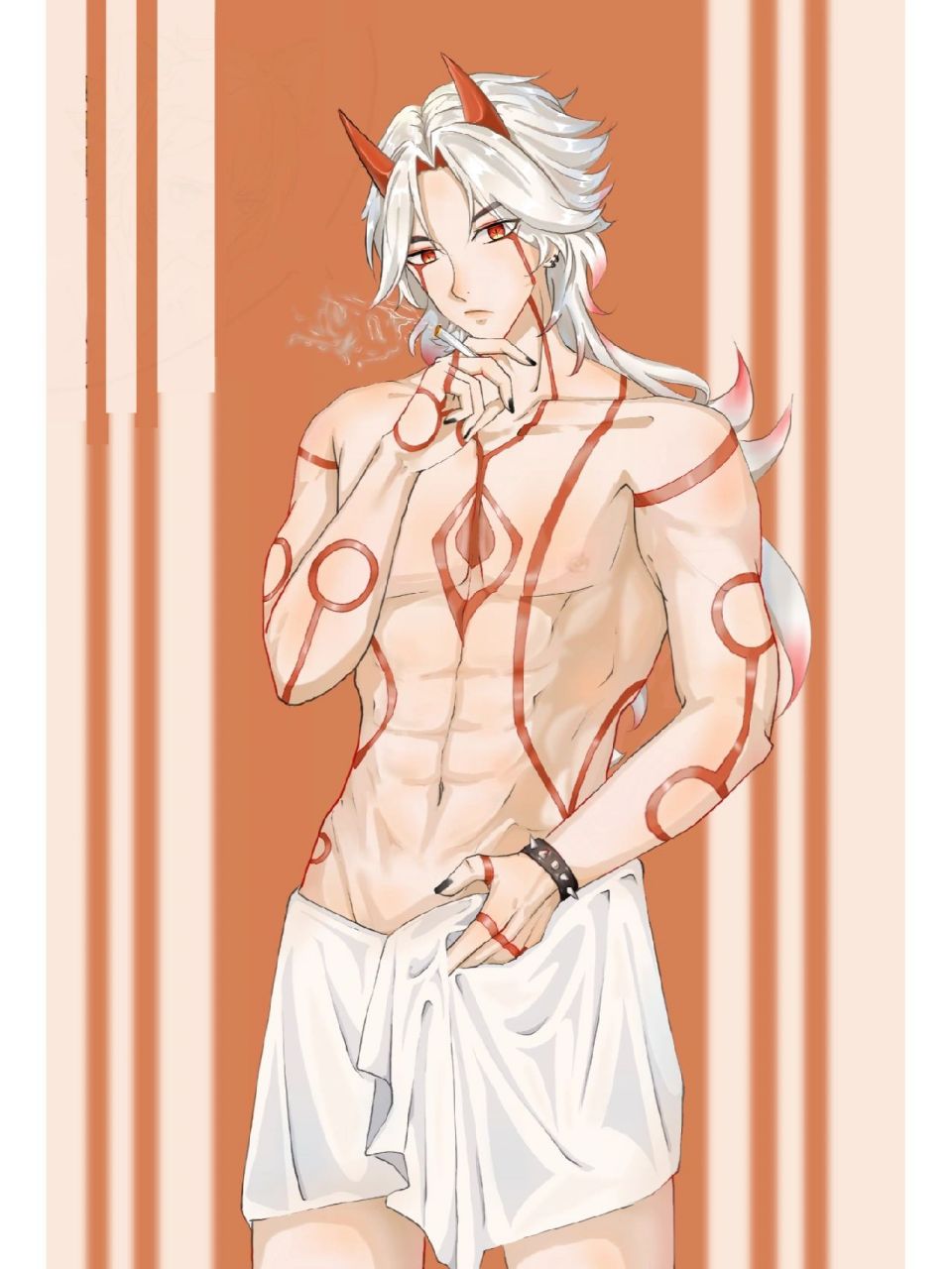 荒泷一斗 斗子哥的腹肌