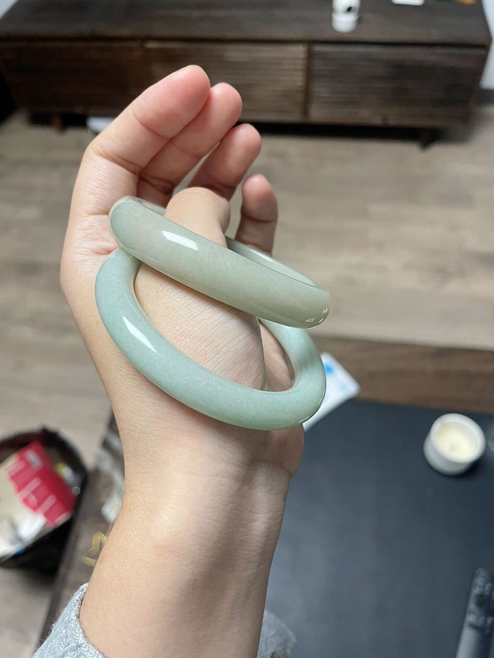 佘太翠豆青豆绿对比 玩佘太翠没有很久!