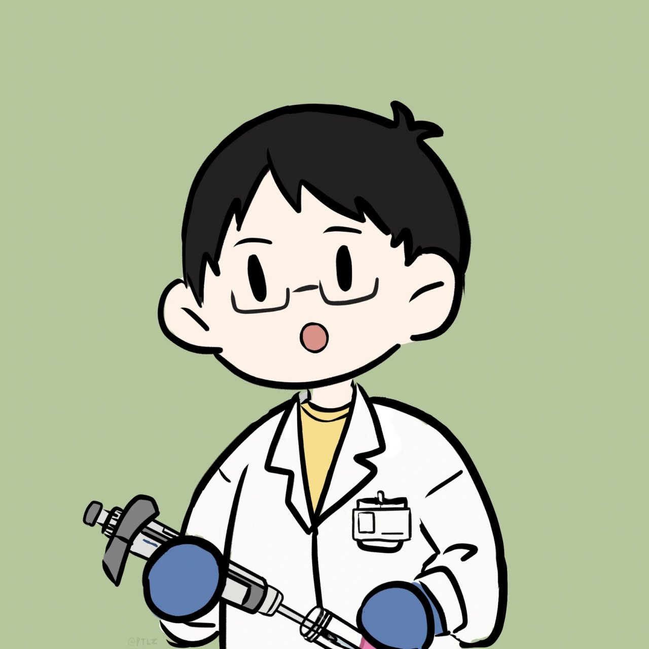 老张|医疗科研打工人头像(彩色战队合集  本周新更了一个白大褂通用