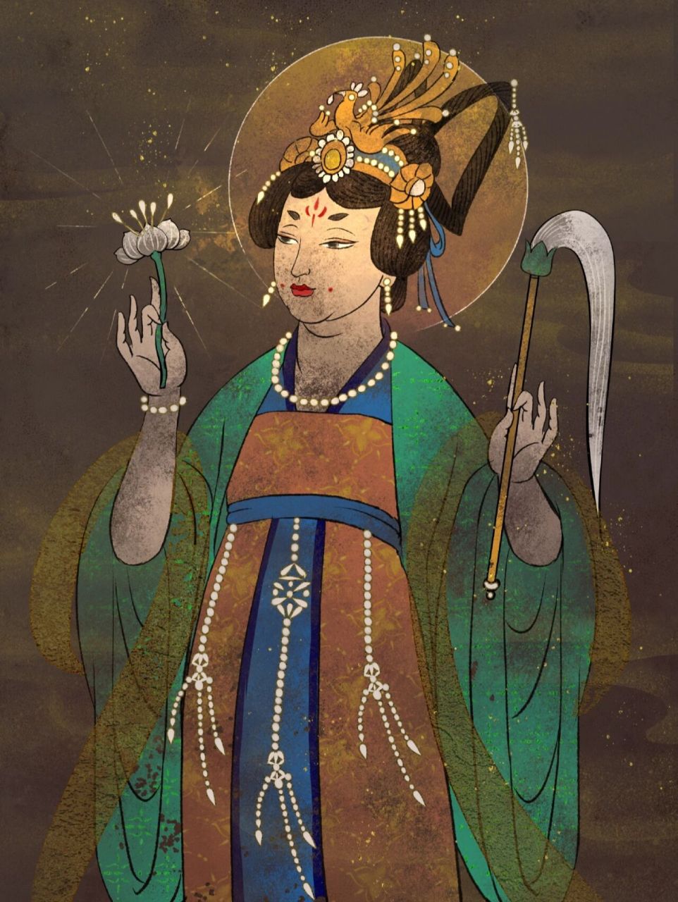 敦煌海报‖每一张都是绝美7715 92今日份敦煌壁画素材|你get