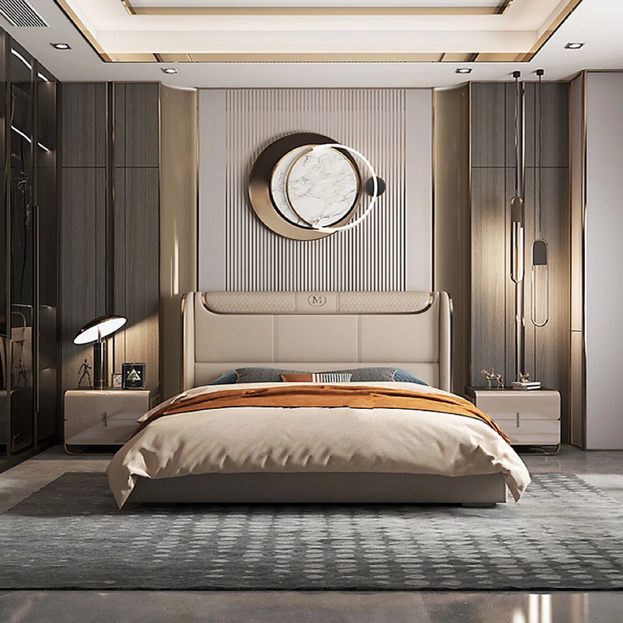 绝对不能错过的卧室百搭款轻奢床  对于每日为生活奔波的我们来说