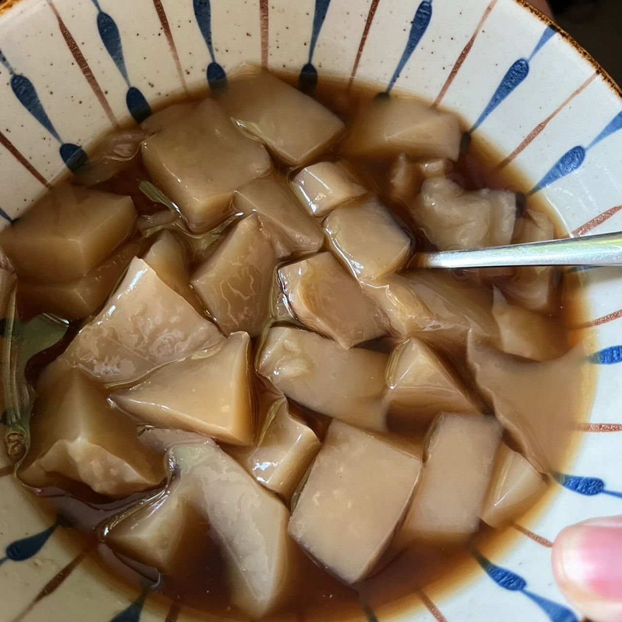 义乌夏季特色小吃择子豆腐 我真的太爱吃择子豆腐了,以前都是我妈做,