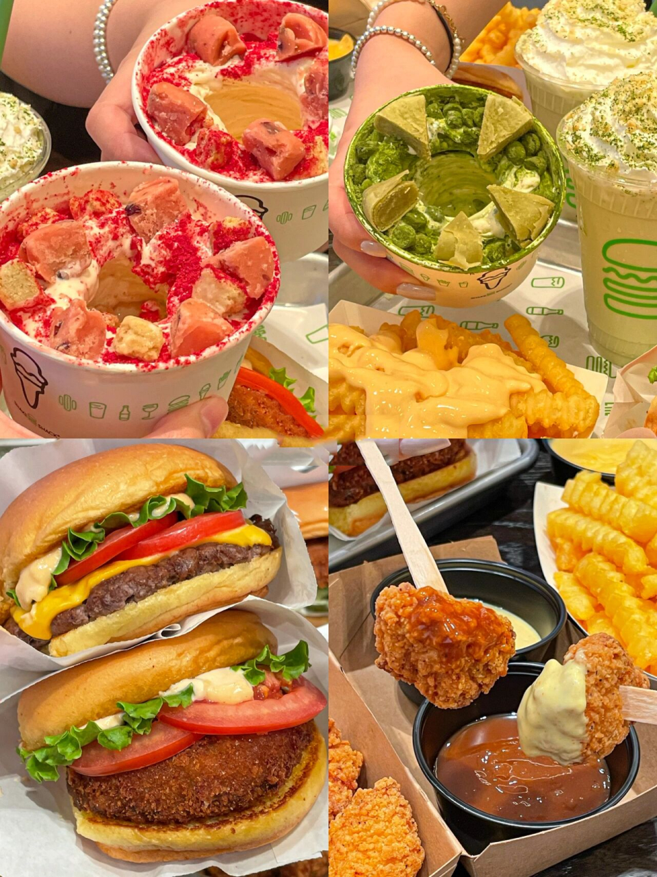 杭州首家shakeshack来啦92城市限定好好吃90 号称"纽约神级汉堡