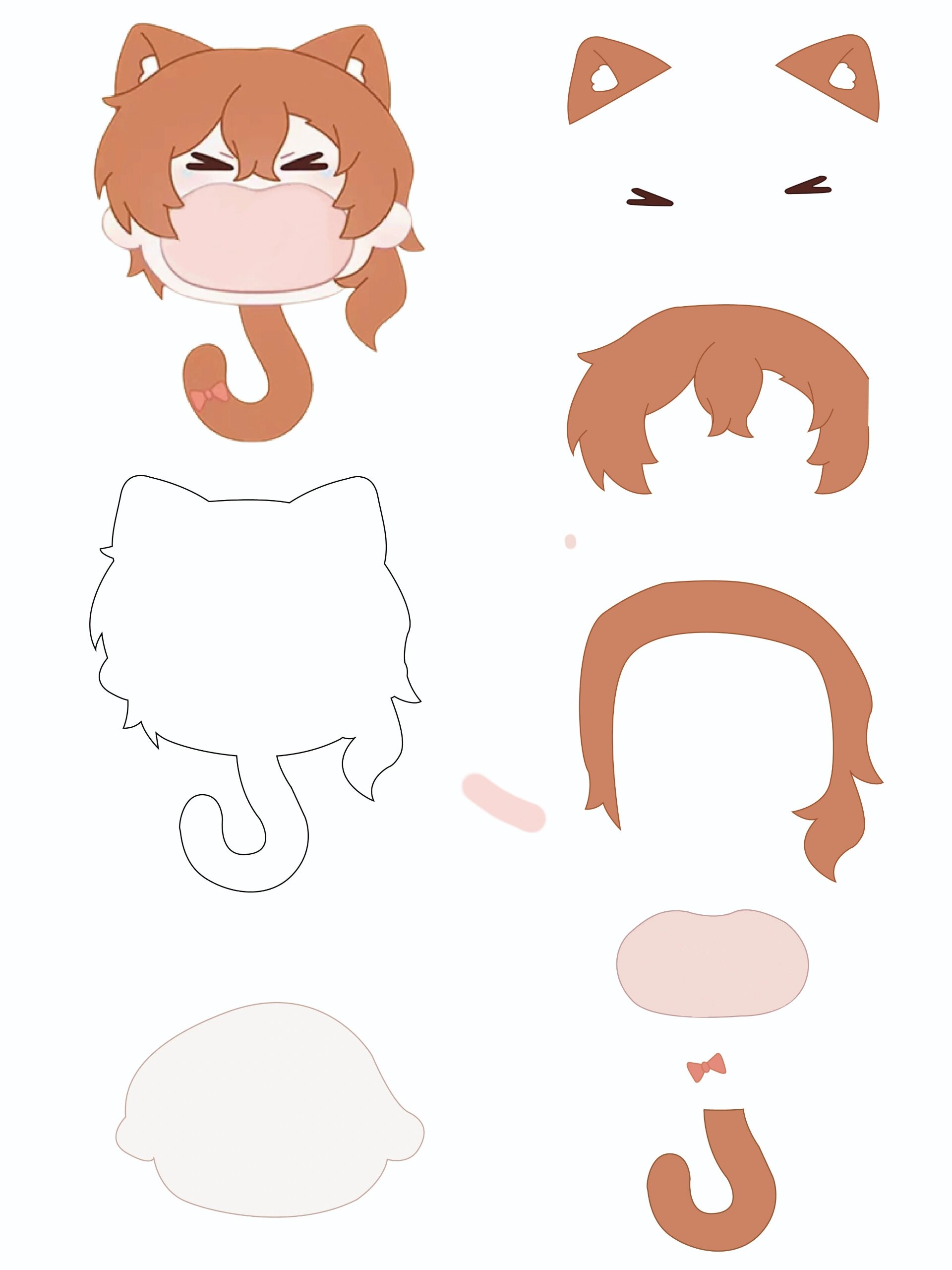 不织布||文豪野犬q版大嘴不织布来啦6015 99我大文豪的粉丝呢!