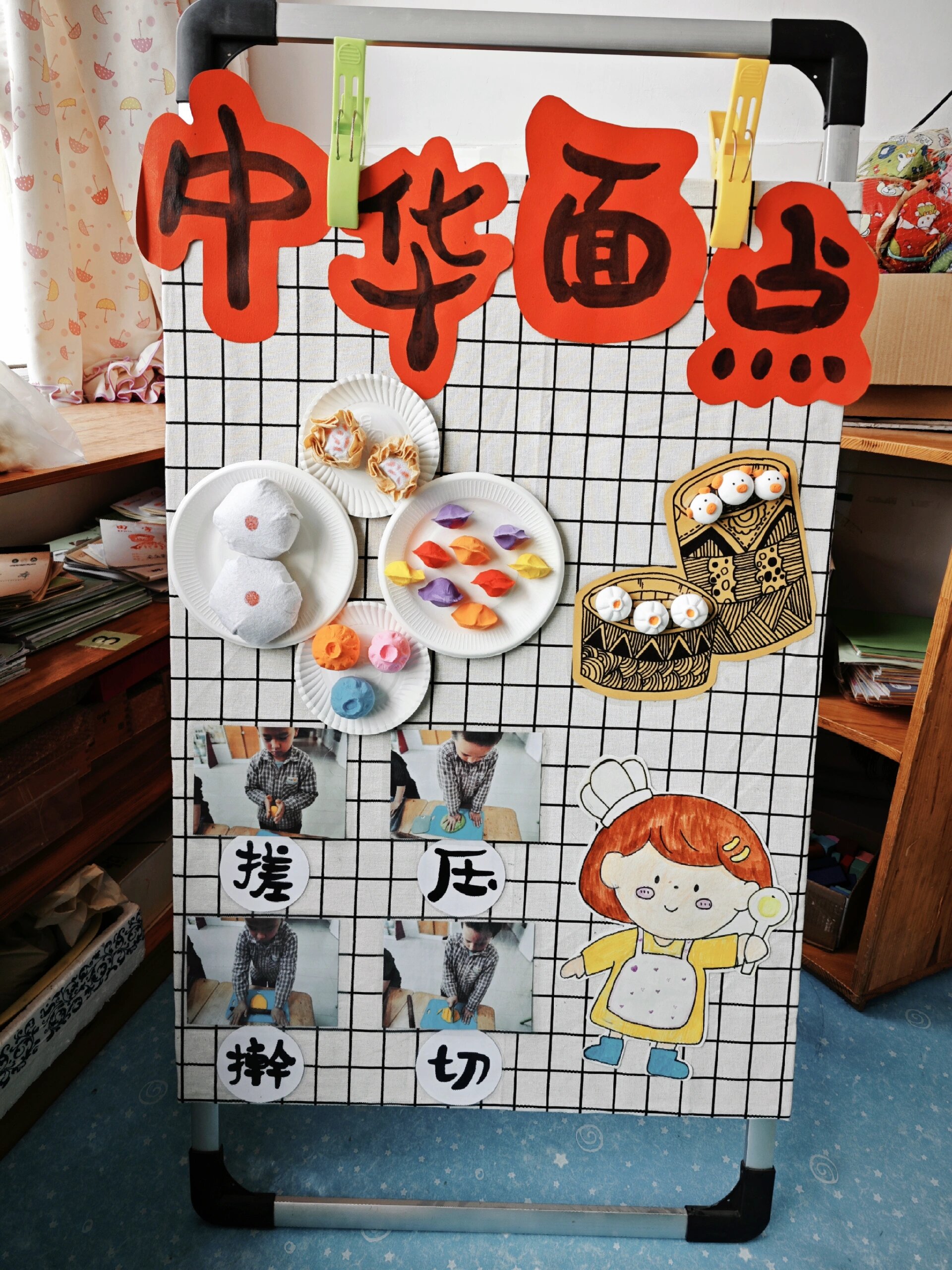 面点区展板