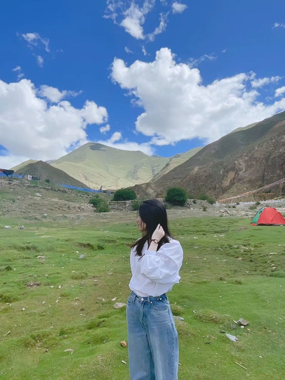 拉萨的天堂草原 去过天堂草原两次,这是第二次去时拍的照片.