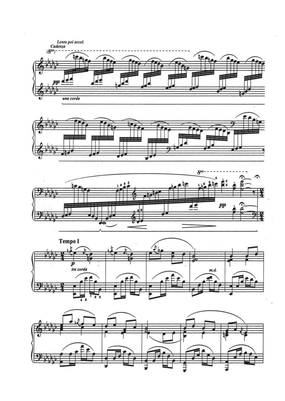 钢琴乐曲《筝箫吟》钢琴独奏谱分享 分享一首中国乐曲 《筝箫吟》