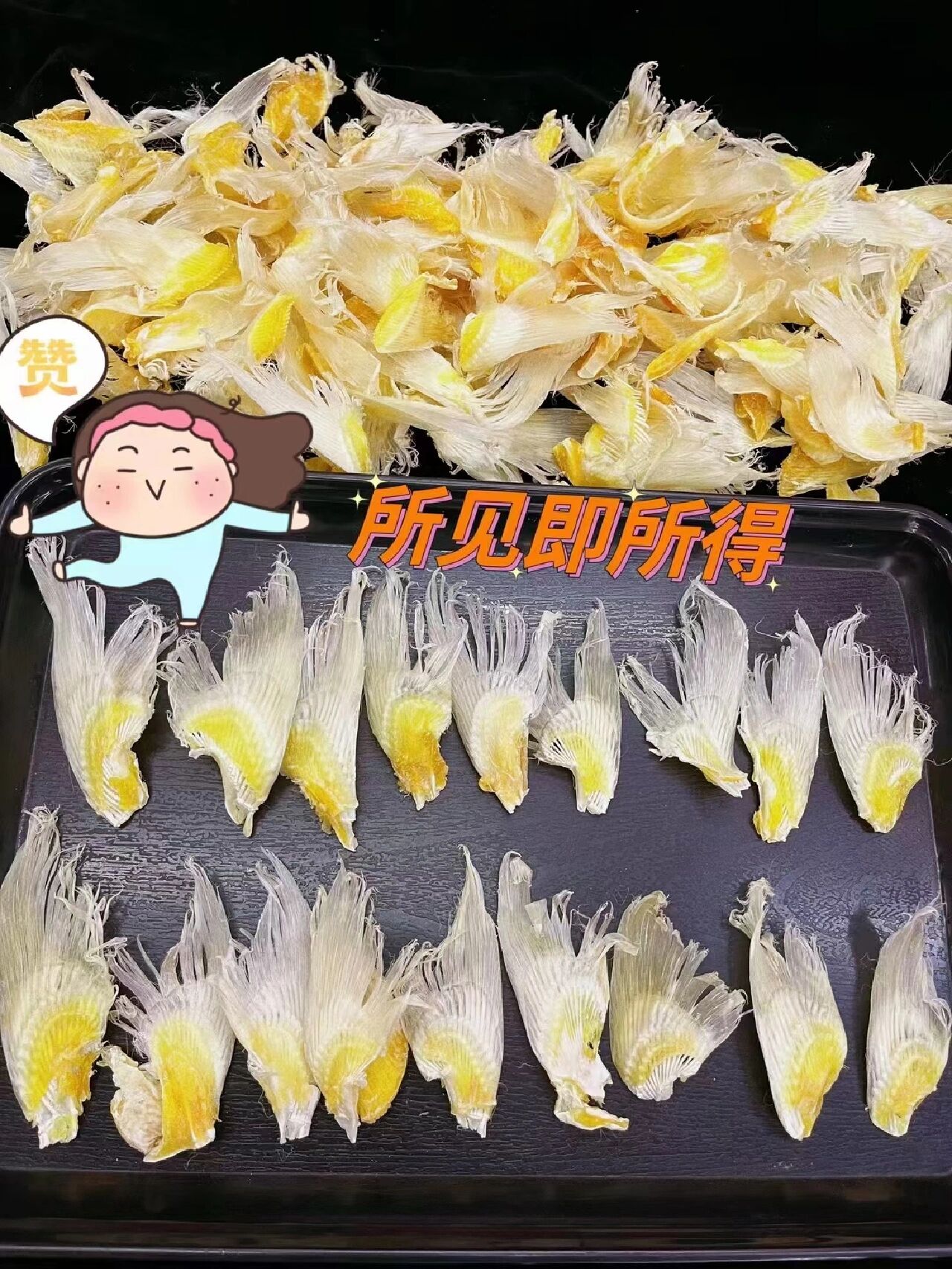 小鱼翅 一斤一包300元 煲汤补钙健康食材;鱼翅的鲜香,干净,无沙,煲汤