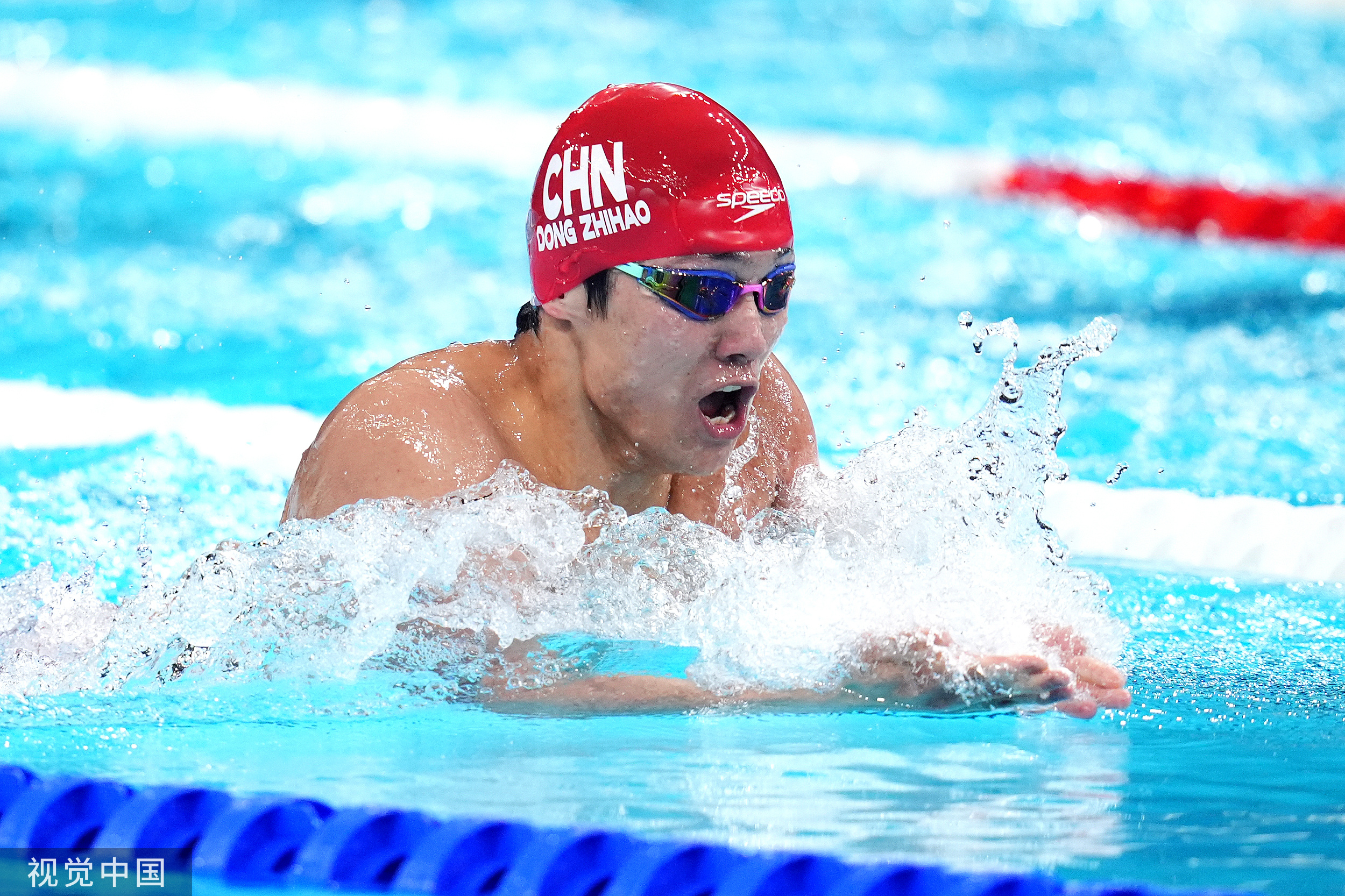 奥运游泳# #董志豪男子200米蛙泳决赛第四#