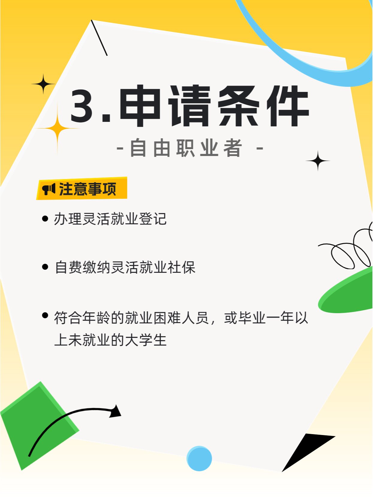 抄作业!自由职业者交社保,国家补贴9600