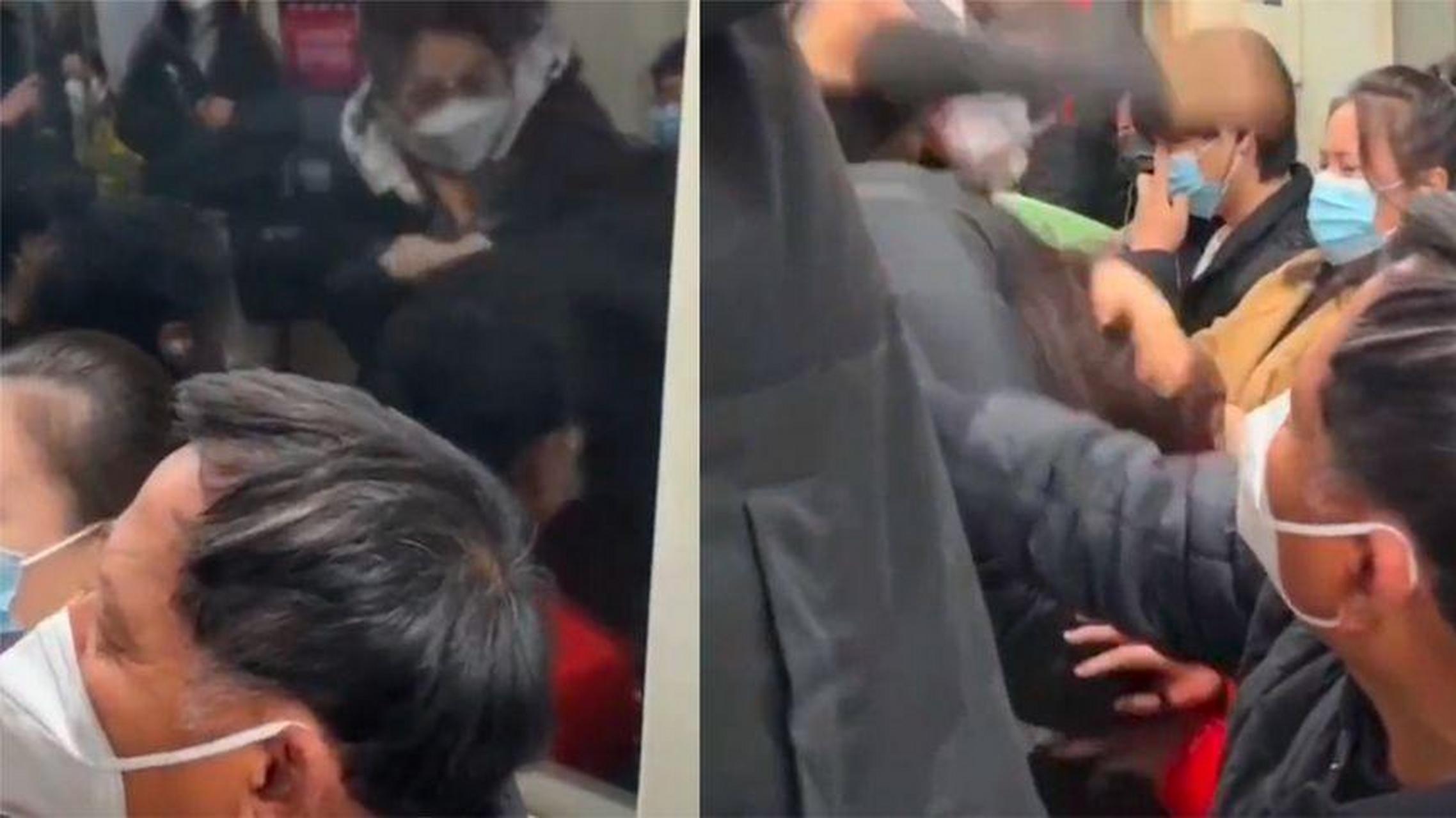 【北京地铁一大妈殴打孕妇?