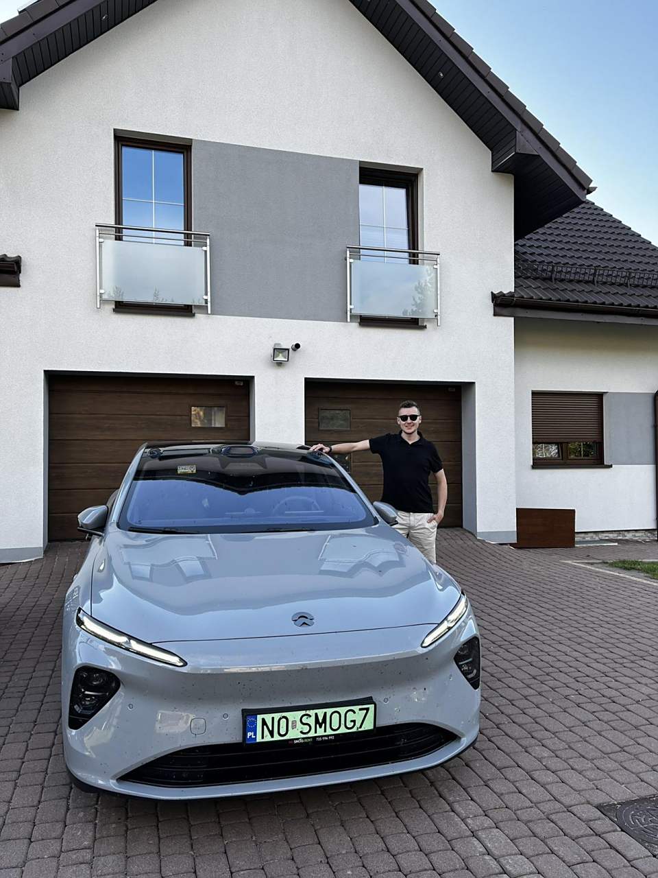 挂波兰车牌的蔚来et7 这个"绿牌"咋样?【来自懂车帝车友圈】