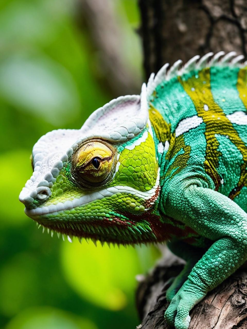 手机壁纸# #iphone壁纸# #视觉艺术# #变色龙# #视觉盛宴