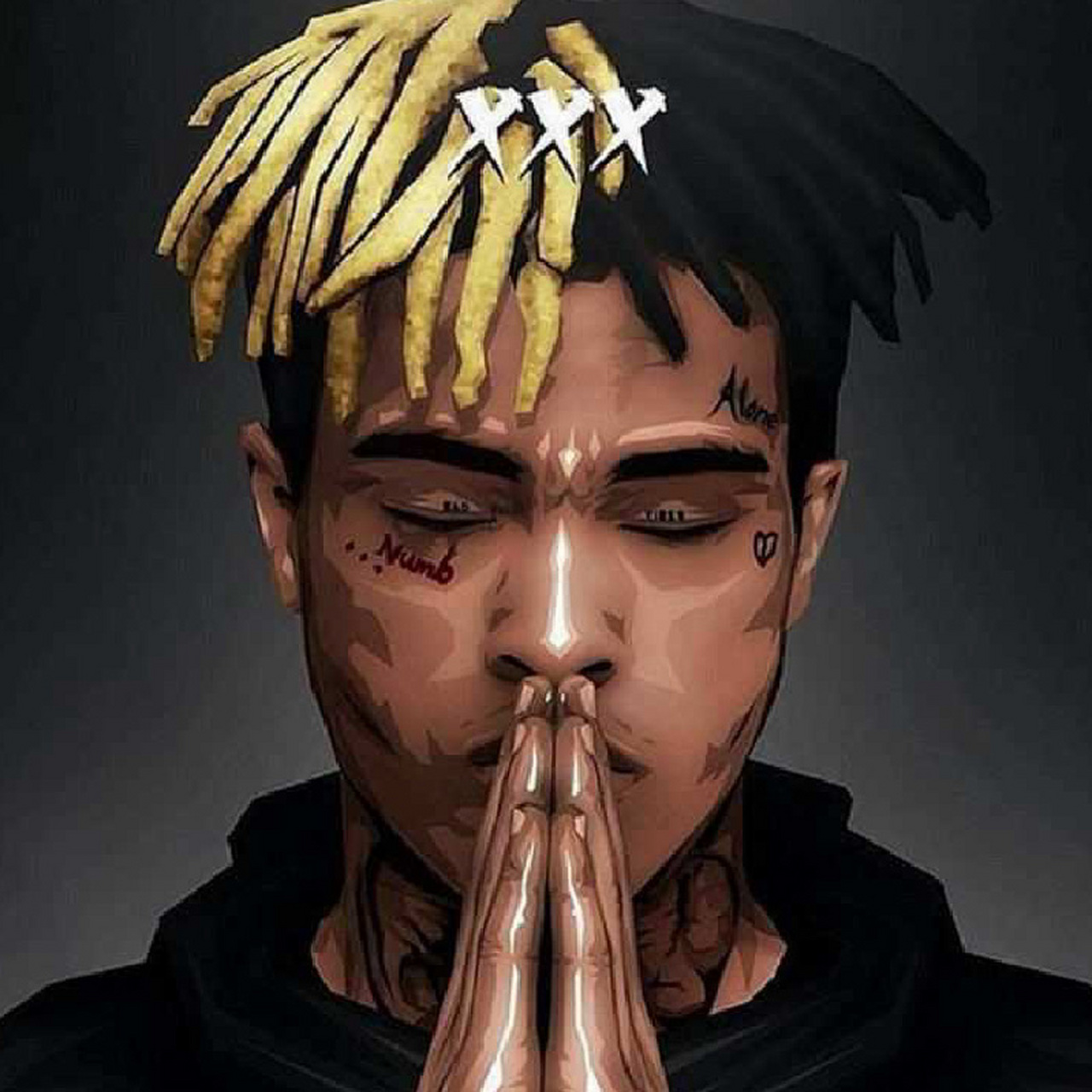 xxxtentacion头像 他是一位极具才华的天才90说唱歌手, 很可惜去世