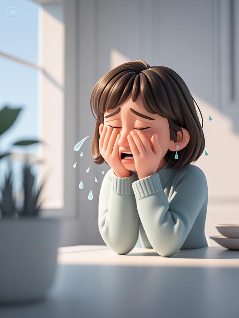 崩溃,大哭是我此时此刻的心情