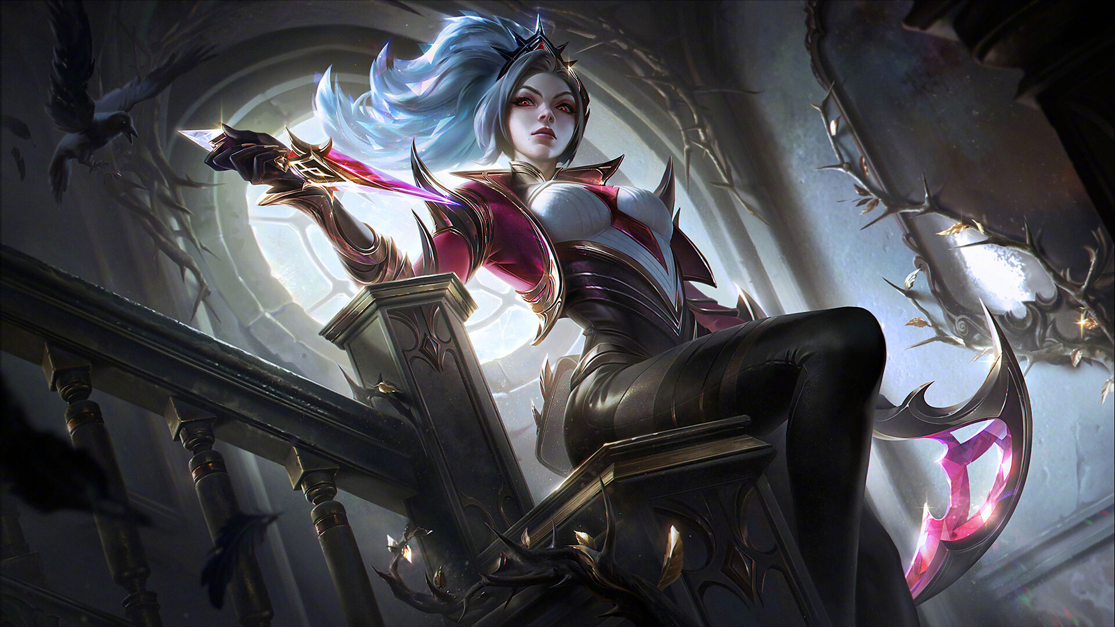 魔女 阿卡丽 绘画草稿】插画师roannaperoz分享了至臻魔女阿卡丽的