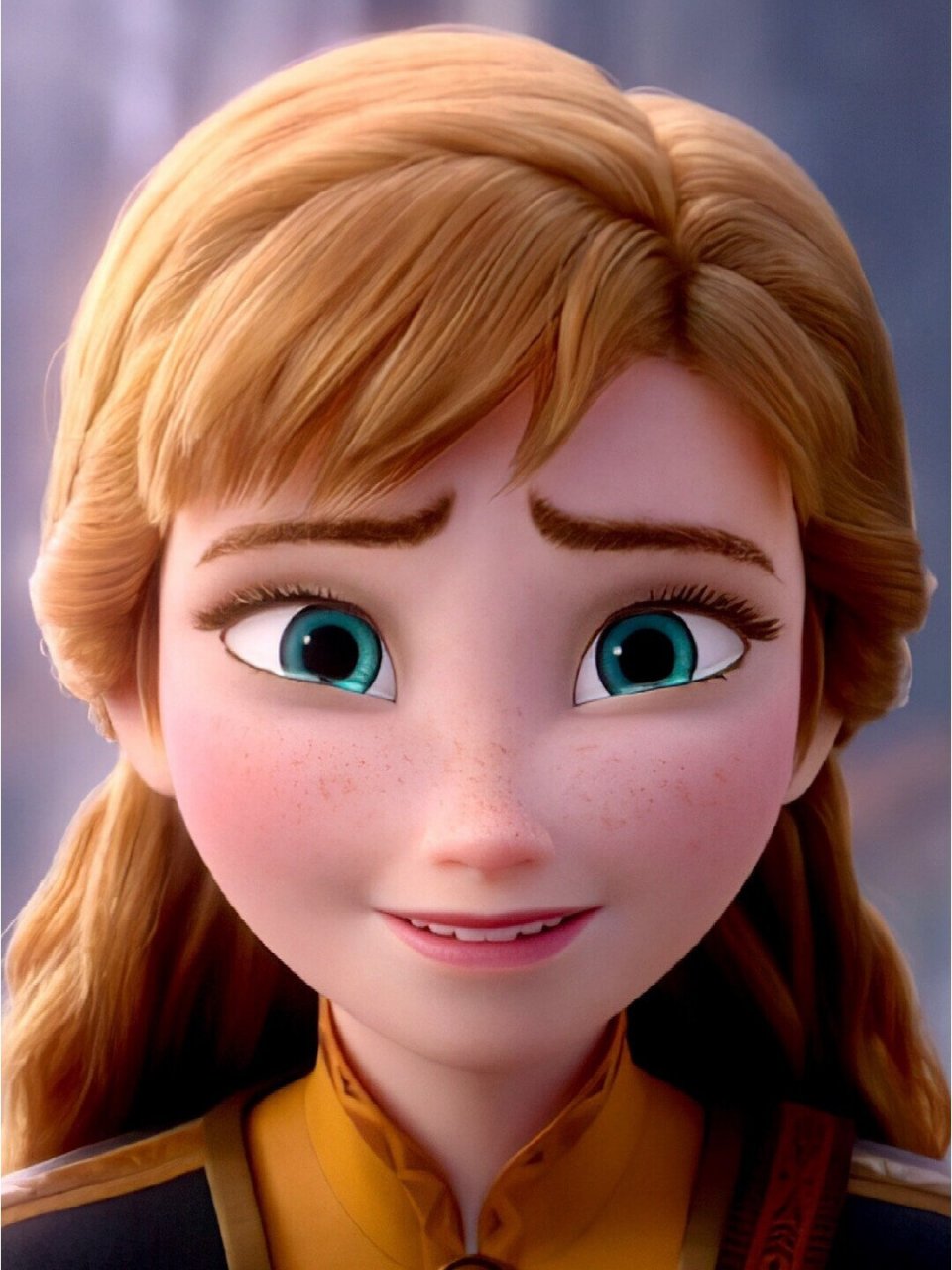 冰雪奇缘27615|艾莎安娜怼脸高清壁纸