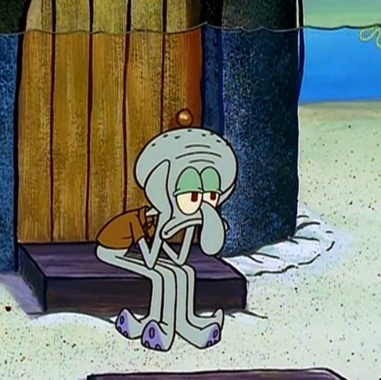 人间疲惫 章鱼哥 #海绵宝宝#头像 #丧  #咖啡续命 #成年人生活不易