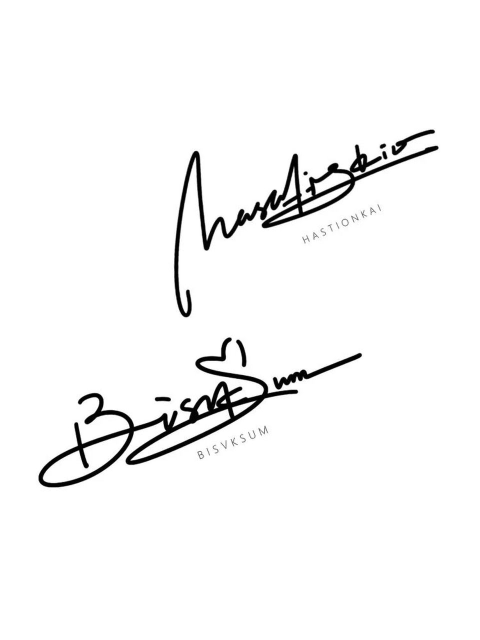 你留名我签字简约版个性英文手写签名设计 #艺术签名设计# #个性签名