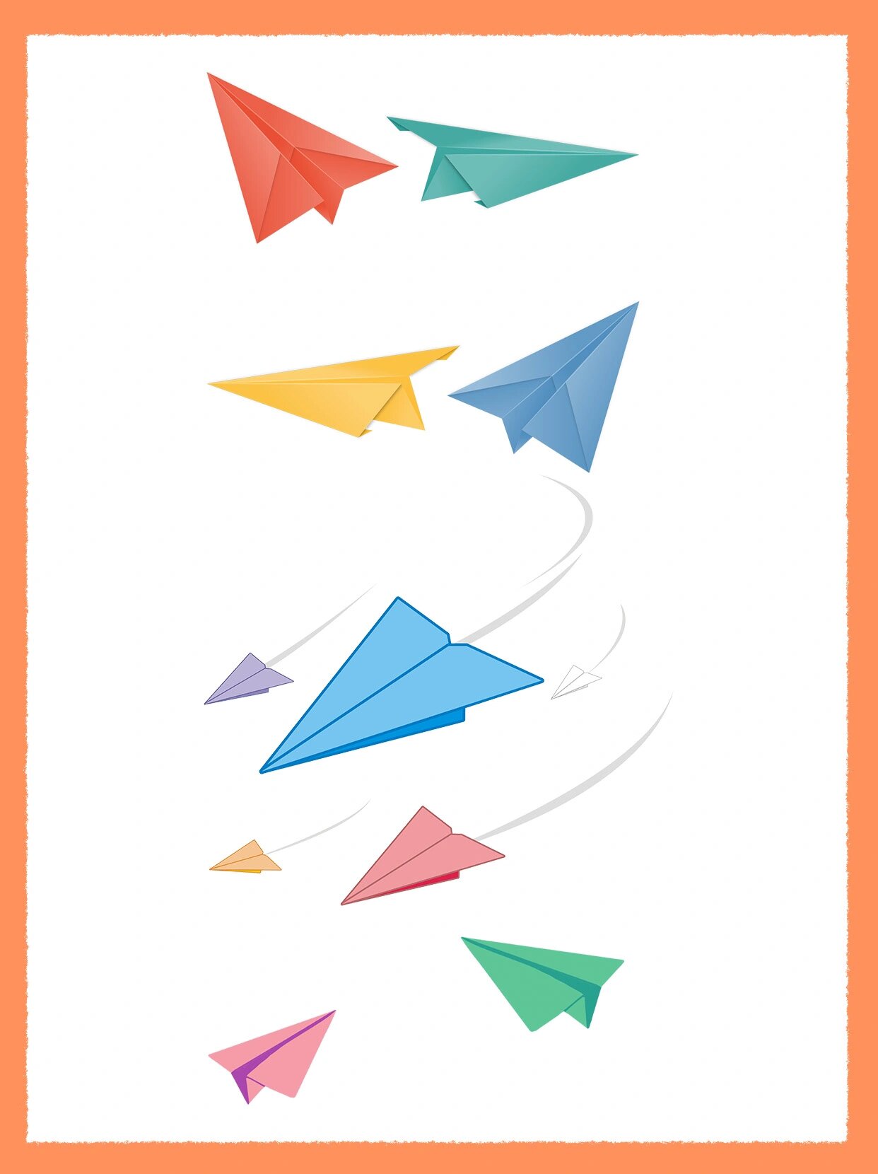 童年的回忆. 相信大家都折过纸飞机.