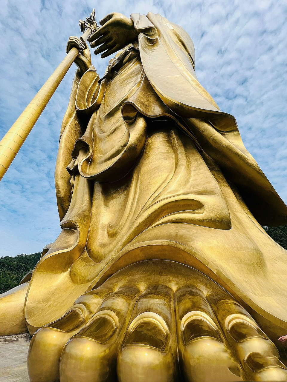 莲花佛国|九华山大愿文化园99米地藏王铜像 "众生度尽,方证菩提;地狱