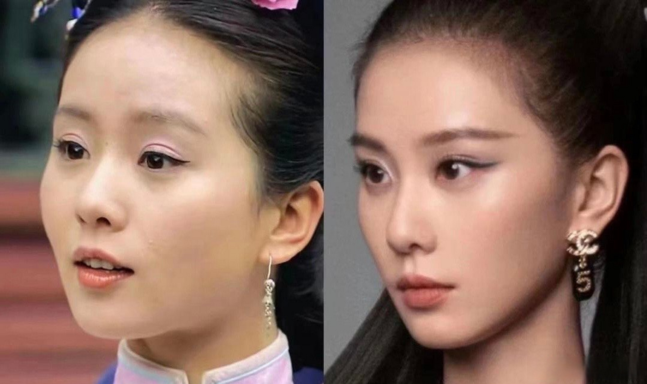 刘诗诗到底动了哪里?和若曦时期相比,下颌线变化很是明显了[思考]