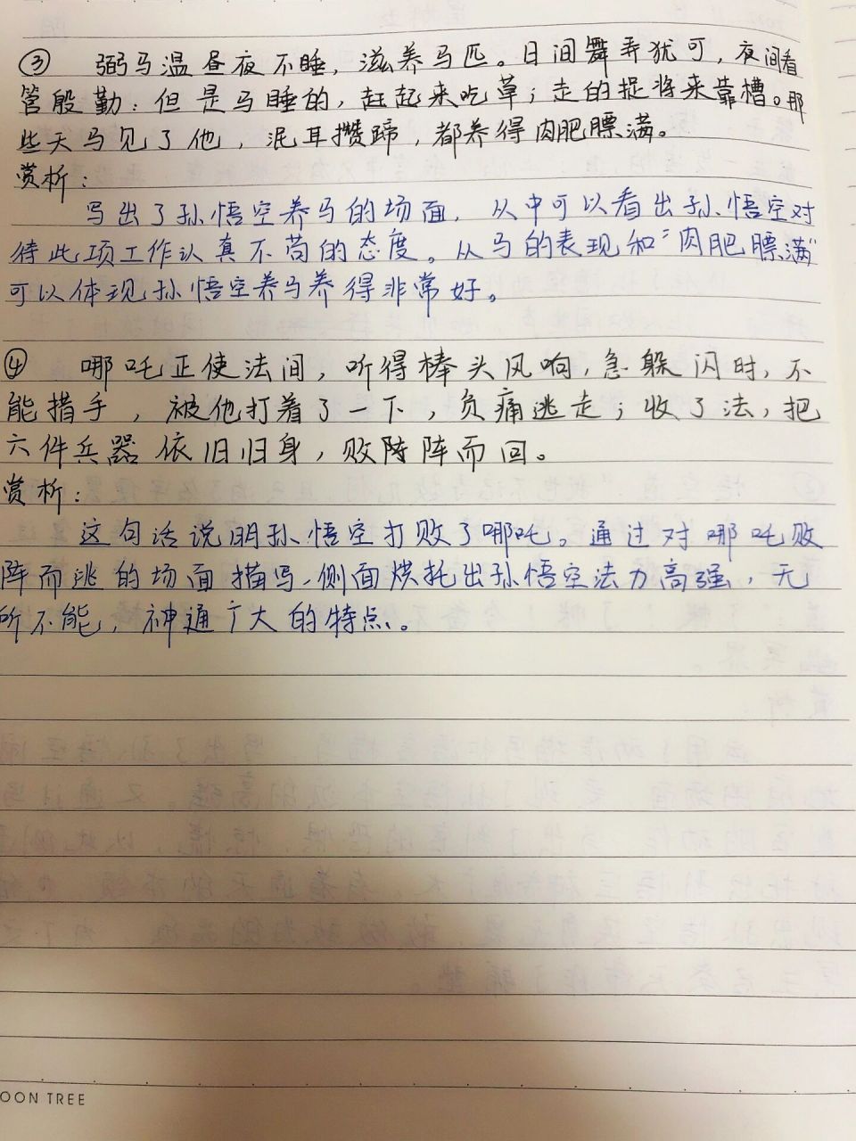 西游记第四回好词图片