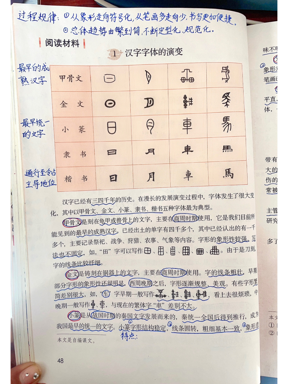 《我爱你汉字》 部编本 五年级下册语文笔记 第三单元《我爱你汉字》