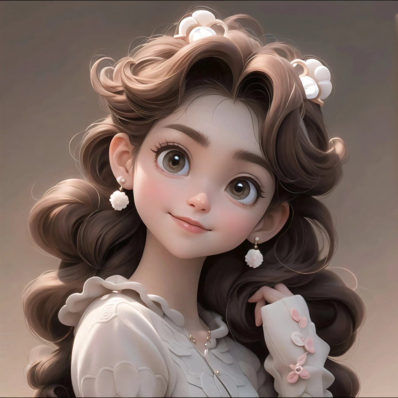 温温柔柔的白羊女孩#精美女生头像