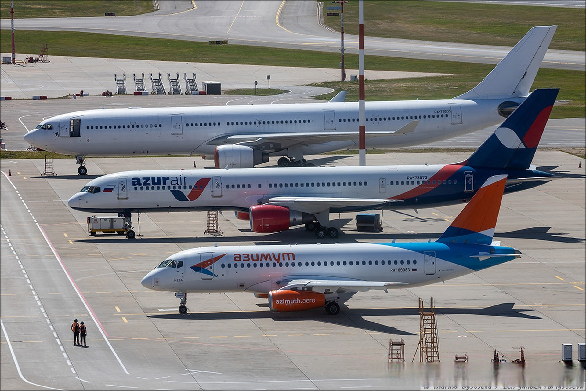 ssj-100,波音757,a330尺寸對比