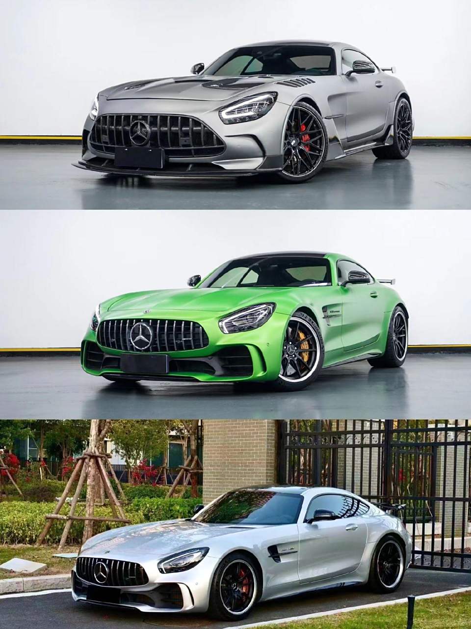 22年奔驰amg gt 行驶: 11000㎞带柏林 19年奔驰amggtr绿魔 行驶:34000