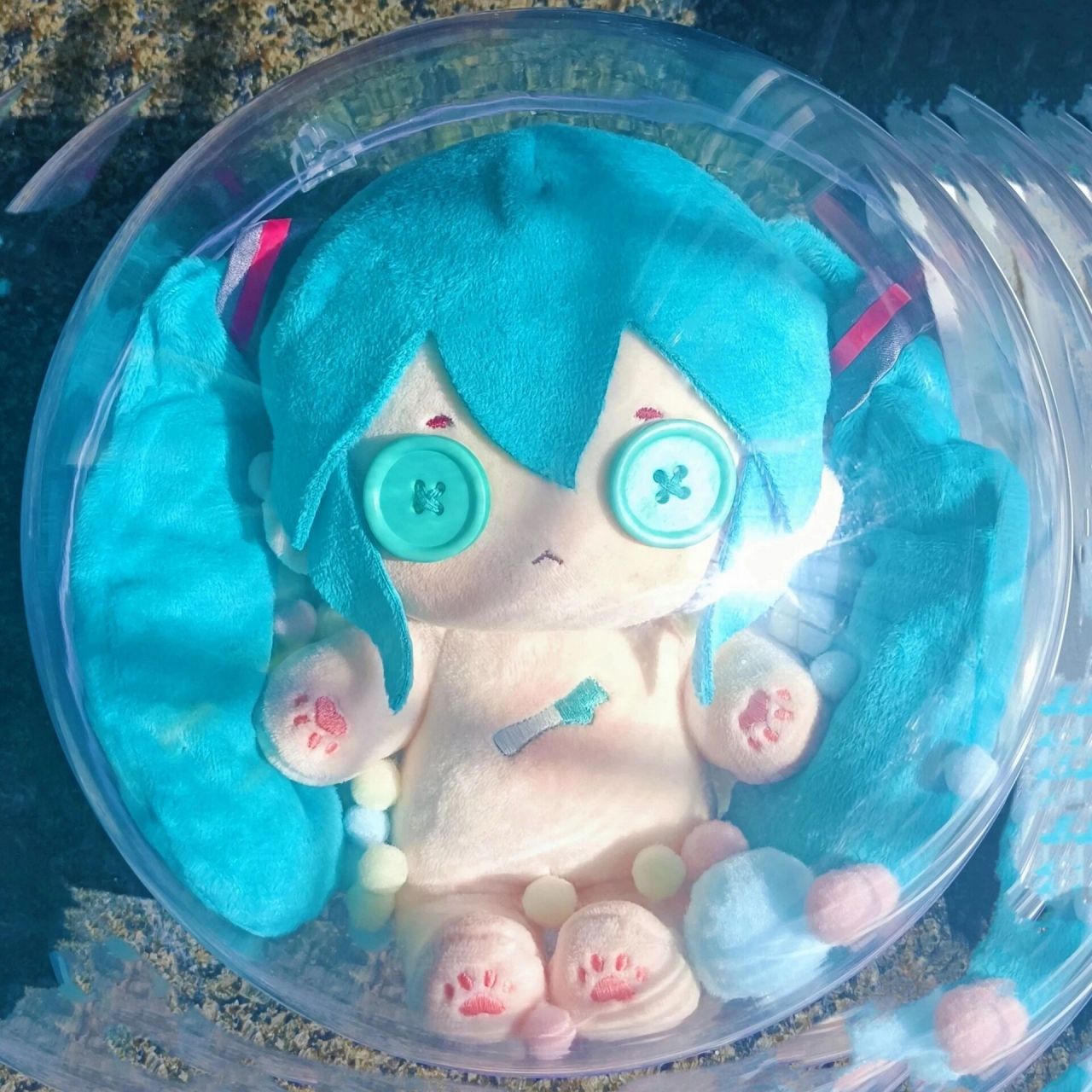 纽扣眼初音未来 初音未来属性纽扣眼娃娃,纽扣葱,现在还在开售中,vd